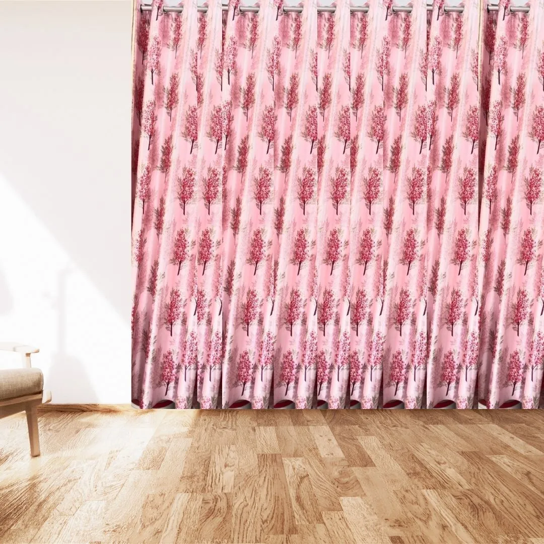 Light pink curtains