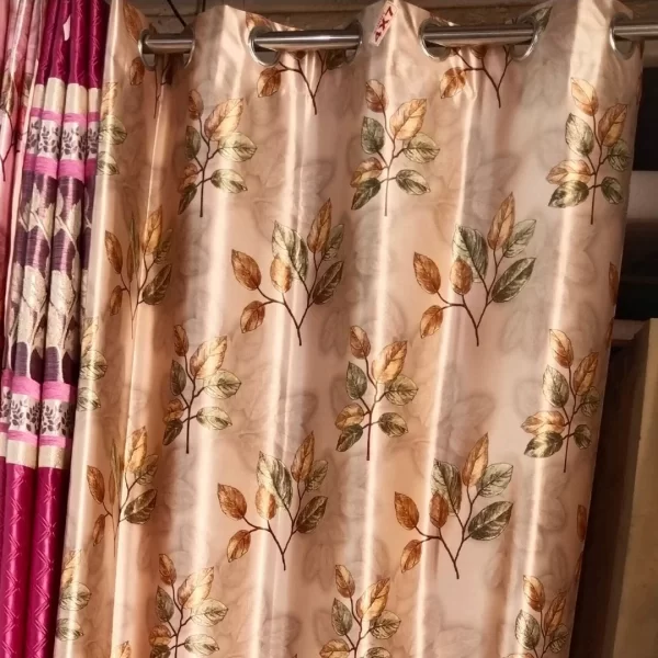 Curtains with floral plain look having flowery print in delhi