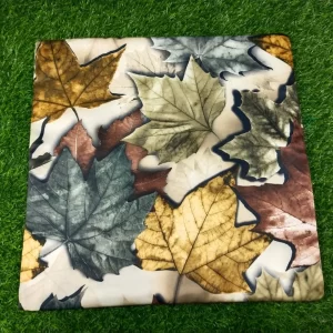 leafy print cushion covers