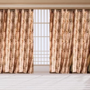 Curtains with floral plain look having flowery print in delhi